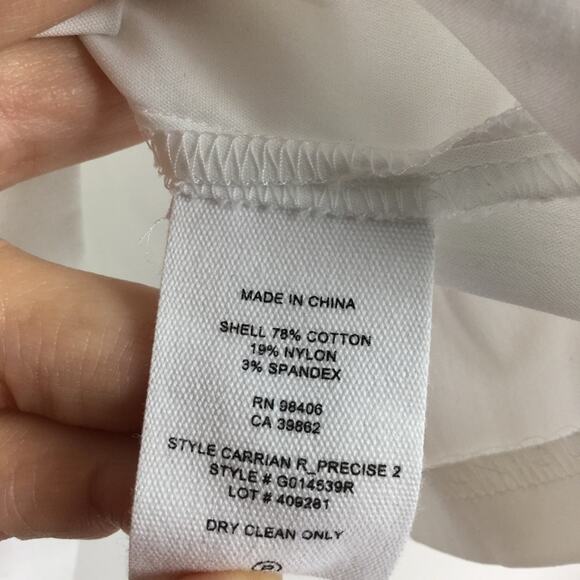 Theory Carrian Peplum Top, Size Medium - Picture 5 of 5